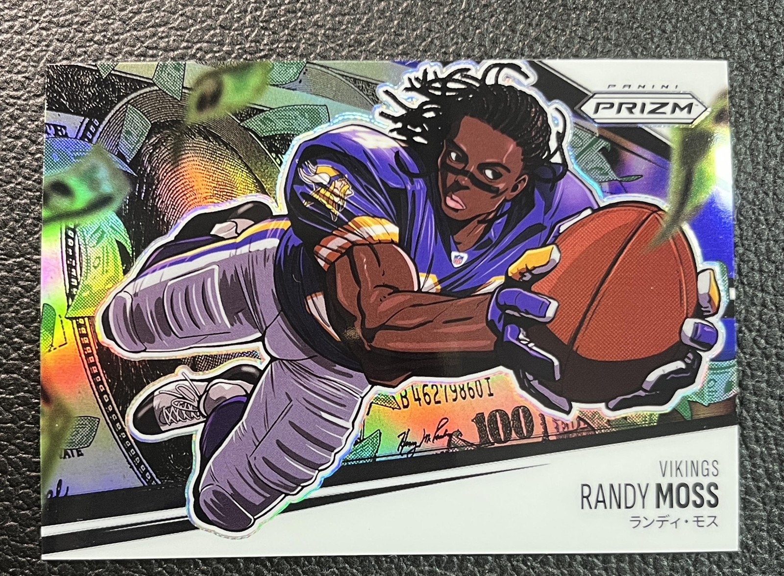 2025 Panini Prizm Randy Moss #6 Manga Case Hit SSP