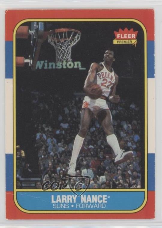 1986-87 Fleer Larry Nance #78 5h4