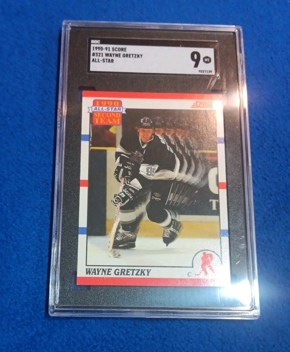 1990-91 Score - All-Star Second Team Wayne Gretzky #321 for
