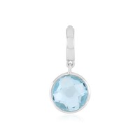 Himmelblauer Topas Silber-AnhäNger Brasilien 2,475Ct