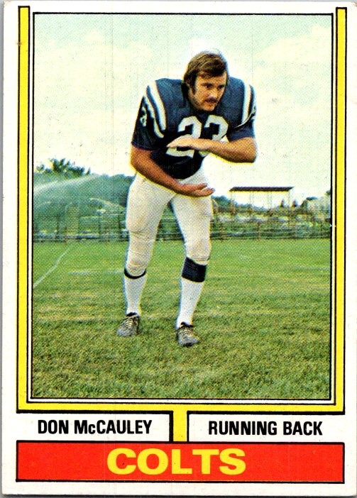 1974 Topps #43 Don McCauley Football Card 10PPPP