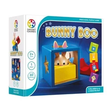 SmartGames - Bunny Boo, Preschool Puzzle Game with 60 Challenges, 2+ Years Engli