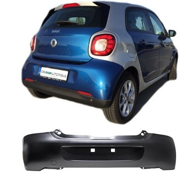Smart Forfour 453 Stoßstange Hinten Grundiert mit Abdeckung Zughacken Bj.14-