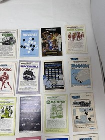 Colecovision Intellivision Coleco Game Booklet Manual Bundle Lot
