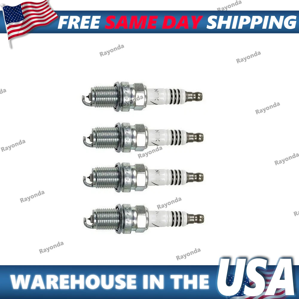 4 X New NGK IRIDIUM IX Resistor Performance Power Spark Plugs BKR6EIX # 6418