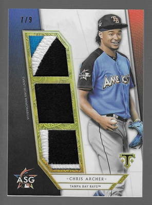 Chris Archer 2018 Topps Triple Threads All Star Patches 7/9