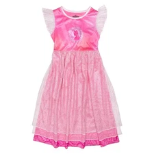 Girl's Wicked Glinda Fantasy Nightgown Pajamas Pink Size 8