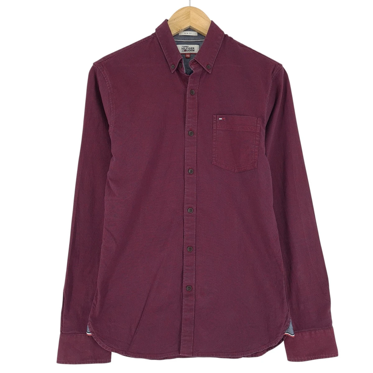 Chemise Homme Guy Rover 100% Lin Blanc à Carreaux Bordeaux - Made In Italy, Neuf