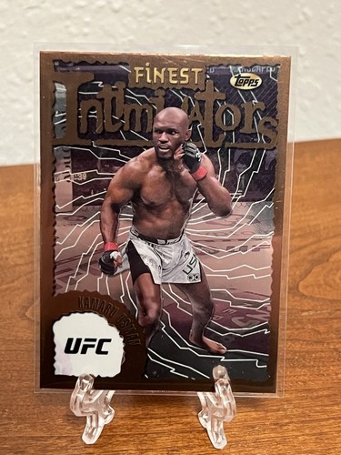 Carte Sportive UFC Topps Finest 2024 Kamaru Usman #223 - Rare 1/10, état Near Mint