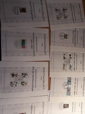 Berlin ersttagsb&auml;tter etb fdc Mk kompletter Jahrgang Deutsche Post ESST  1983
