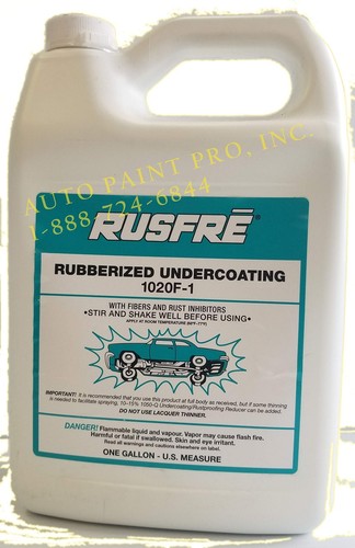 Automotive Spray-On Rubberized Undercoating Material, 1-Gallon RUS-1020F1