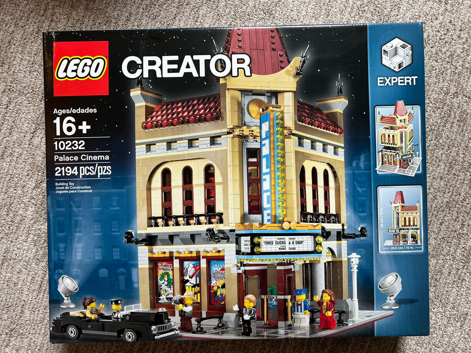 LEGO 10232 Creator Expert Palace Cinema Modular Theater (2013, 2194 pcs) Sealed