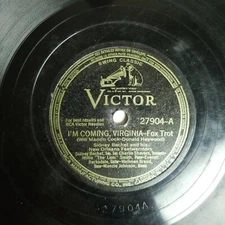 Sidney Bechet I'm Coming Virginia / Georgia Cabin 10'' 78 Victor 27904