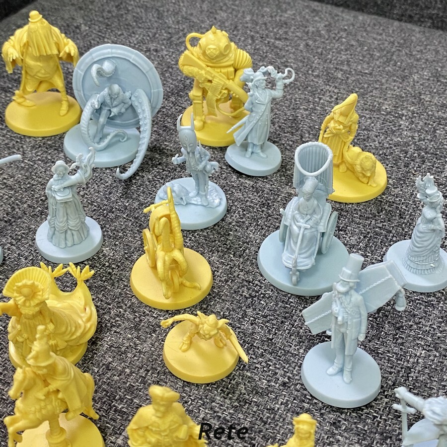 3 Miniature Hero Ambassador Nail Per Gioco Da Tavolo Rise Of Moloch - Mondo Di Smog