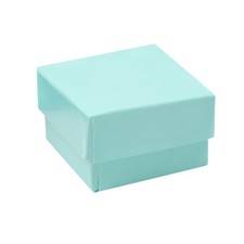 Wedding Ring Box - Eco Jewellery Boxes - Black | White | Kraft | Aqua