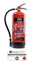 6L Schaum Ab FeuerlöScher Inkl. Plakette 27A = 9LE SchaumlöScher Mit Manometer