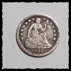 1842-O   SEATED LIBERTY HALF DIME  Better Date  VG+ / Fine  #18D40
