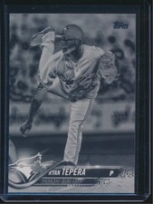 2018 Topps Update Negative Parallel #US277 Ryan Tepera Toronto Blue Jays