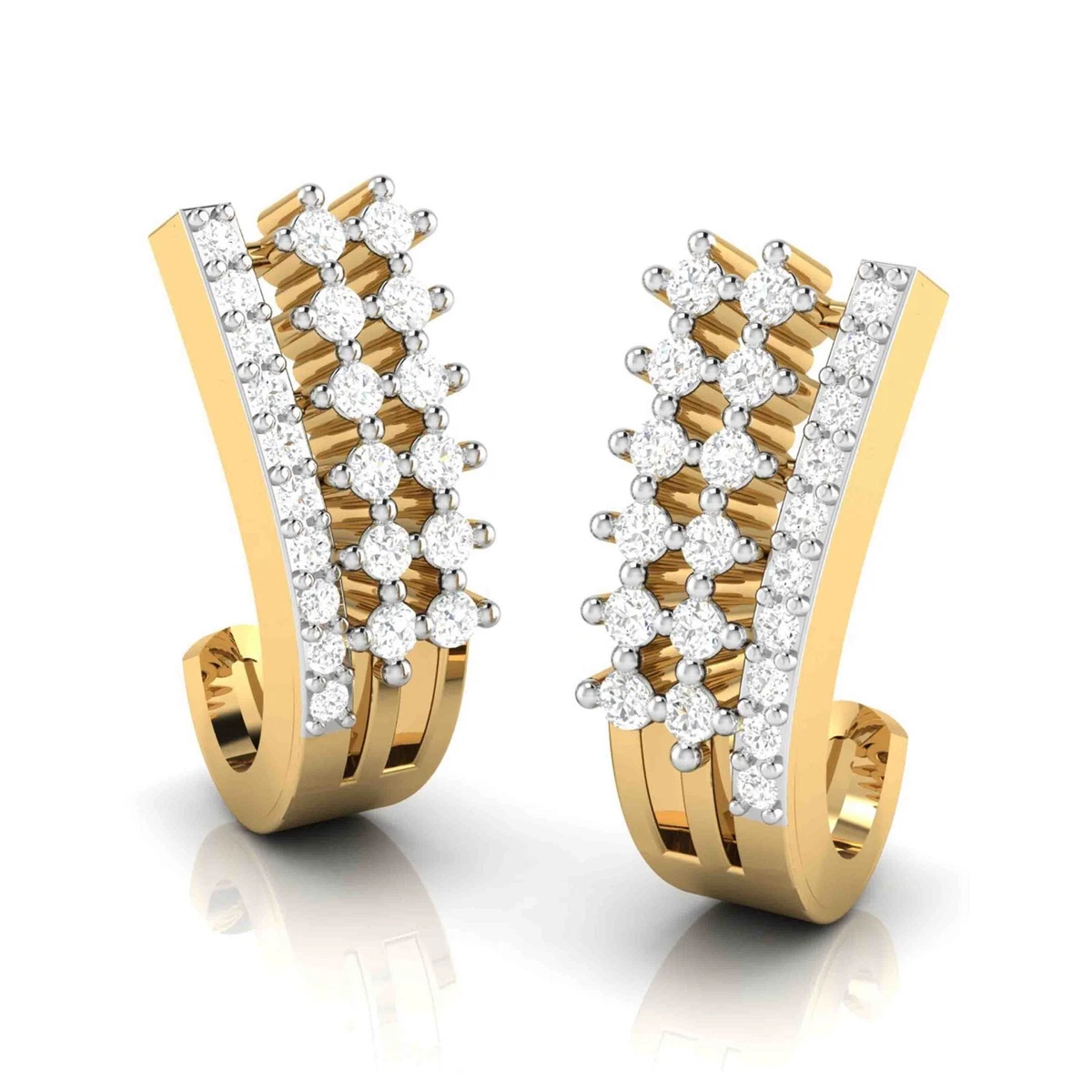 Women's Earrings - Designer Gold Studs