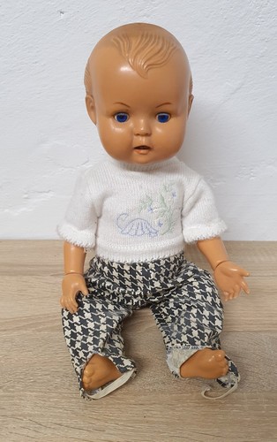 Bambola in celluloide Doll Ewergreen 9916 38 cm da collezione RARA