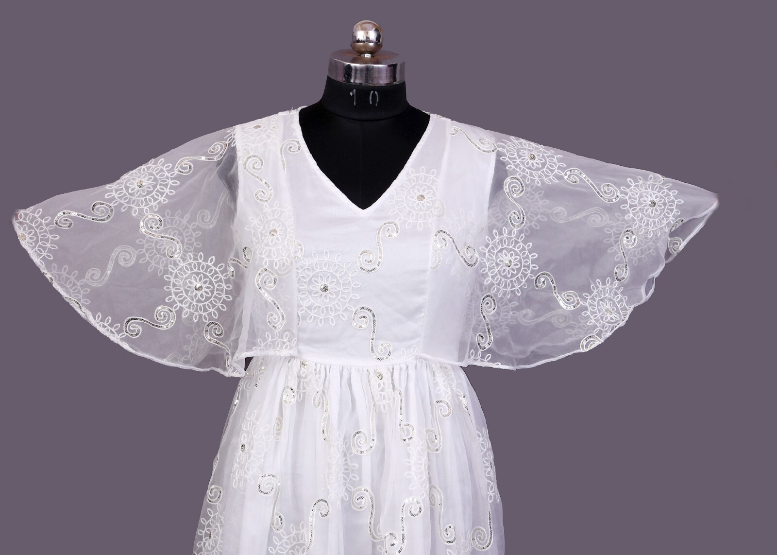 RTW-49-Moss -  3Pc Stitched Embroidered Organza Dress