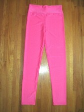 Plus Size Shiny Hot Pink Spandex Hi Waist Jazz Dance Tights Size 3XL-Tall New