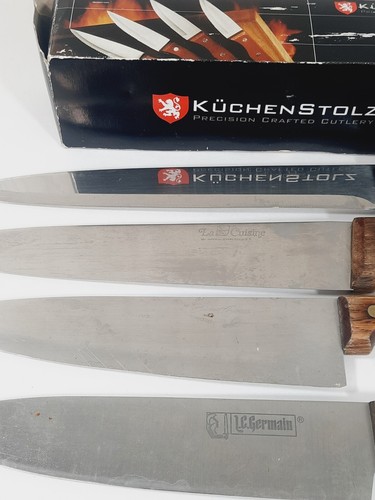 Vtg Butcher Steak Kitchen Knife Lot 64 Total Sheffield Imperial LaCuisine Ekco - Picture 3 of 17