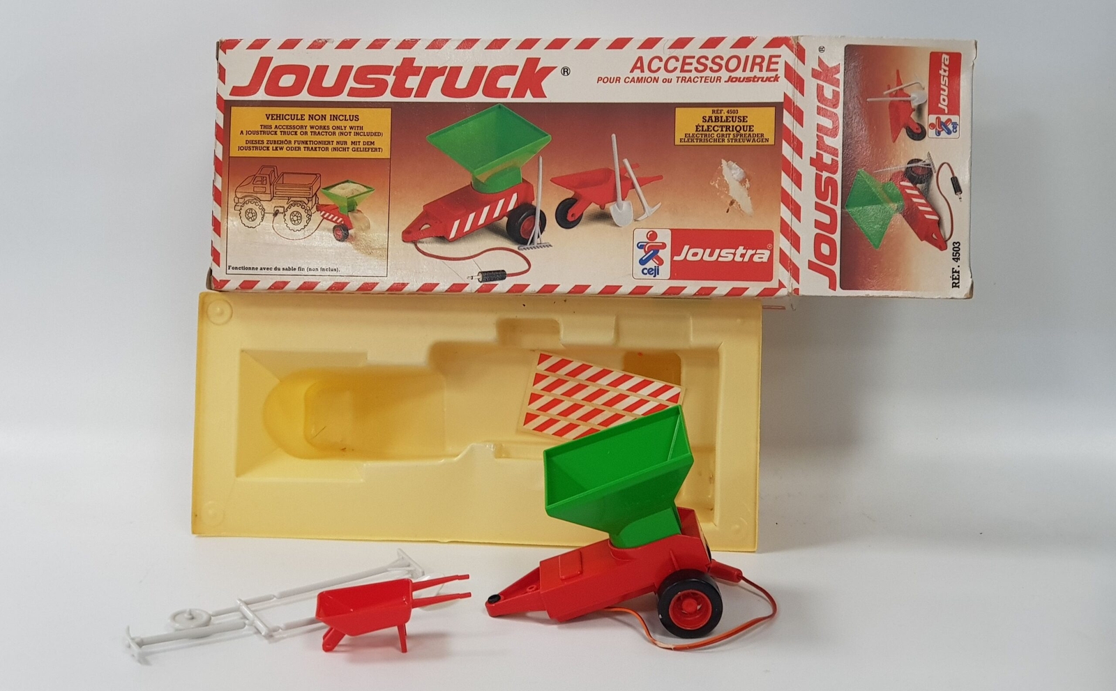 Sableuse électrique Joustra avec moteur pour camion miniature