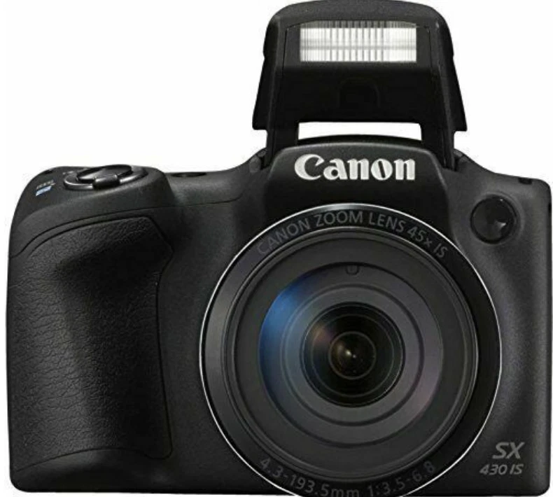 Canon PowerShot SX430 IS Digital Cameras with Built - in Flash for