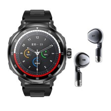 2-in-1 Smart Watch with Earbuds Men Smartwatch Music Headset For Android iOS
