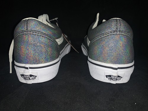 Vans Old Skool Prism Suede Iridescent Rainbow Skate Shoes Mens 8 Wmns 9.5 - Picture 4 of 8