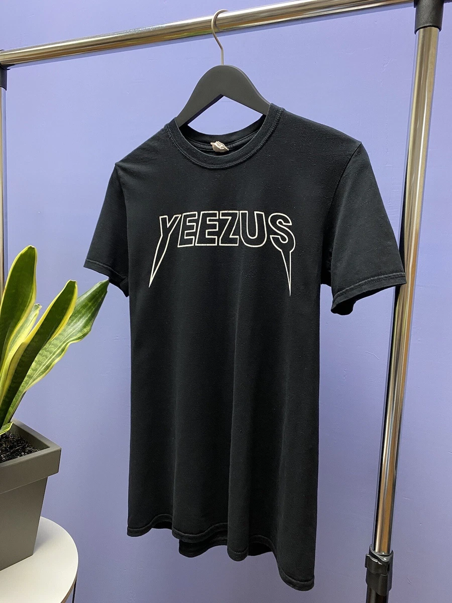 Kanye West Yeezus Big Logo T Shirt Rap Tour Tee Size M Black