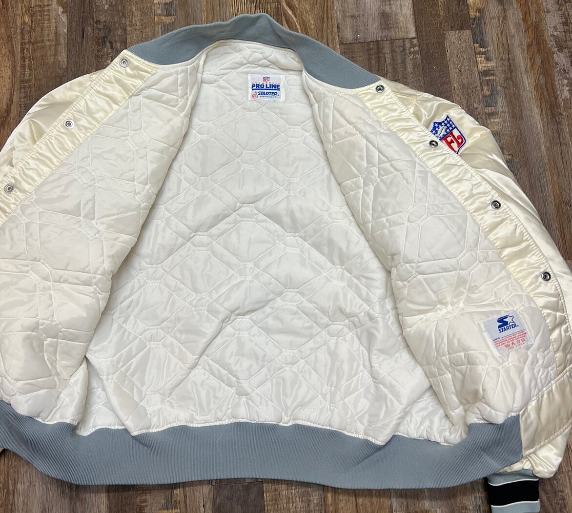 Vintage LA Vegas Oakland Raiders Nike Starter Jacket XXL