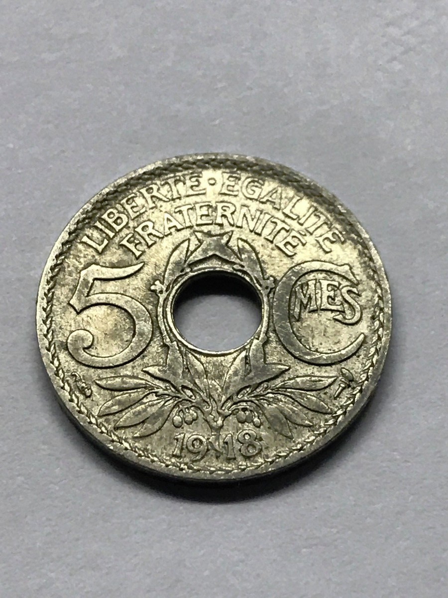 fさま 1918 France 5 Centimes VF #13191 | eBay