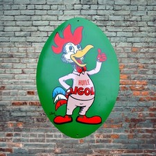 Plaque émaillée IGOL huile automobiles enamel sign emailschild