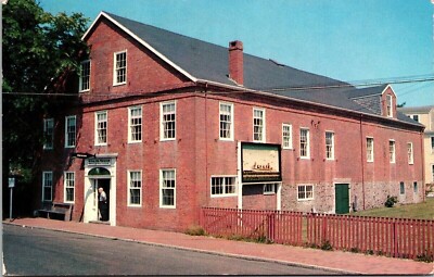 Whaling Museum Nantucket Massachusetts MA Postcard PM Cancel WOB Note Tichnor 4c