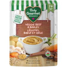 4-Pack Baby Gourmet Organic Meal Veggie Beef  Barley