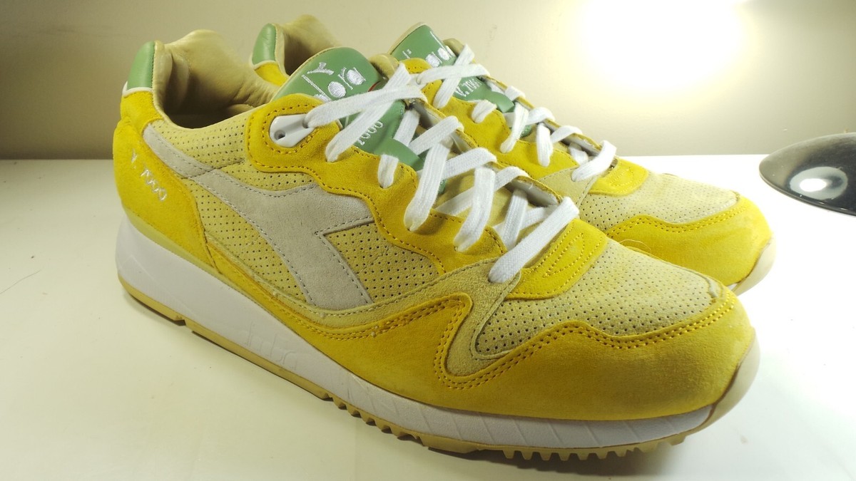 2022 Diadora V7000 END Limoncello 501-178375-35001 PASTEL YELLOW/GREEN