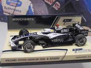 F1 MINICHAMPS WILLIAMS TOYOTA FW29 ROSBERG 2007 1:43