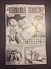 Marvel Tales (1949 Atlas) #159 Original Production Art Proof Page 27 Syd Shores