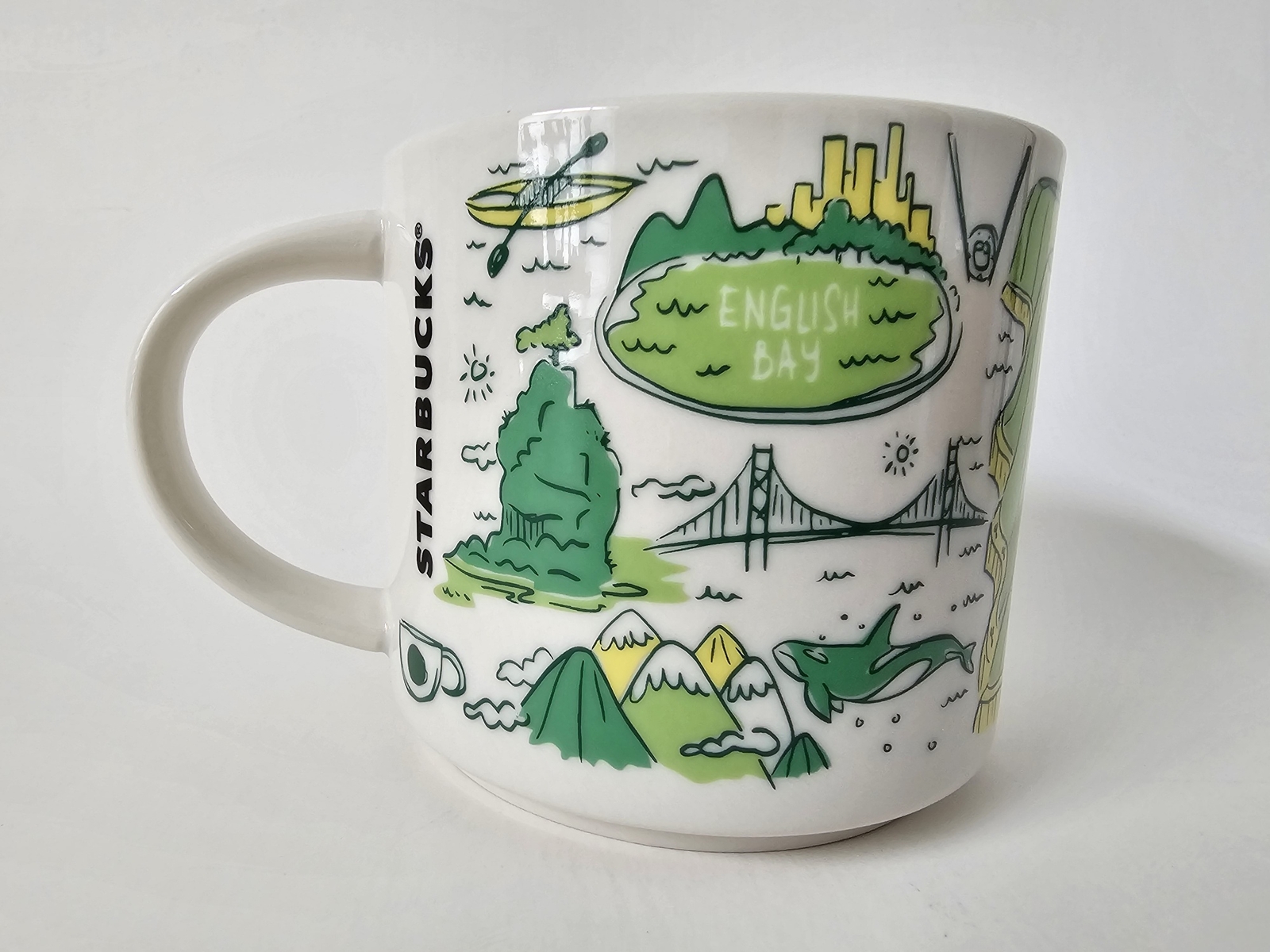 NIB STARBUCKS Been There Series Vancouver BC Canada Coffee Mug Cup 14floz/414ml - Picture 4 of 7