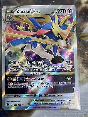 Zacian VSTAR - 096/159 Crown Zenith Ultra Rare Pokemon TCG Zacian VSTAR - 096/159 Crown Zenith Ultra Rare Pokemon TCG
