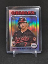 2024 Topps Heritage High Number Jackson Holliday Chrome Silver RC #98/225#692