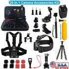 Accessories Kit Set Bundle For Gopro Hero 8 7 6 5 4 3 2 Session Mount Combo Tool