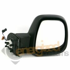 Wing Door Mirror Electric Adjust Heated Black Cover For Citroen Berlingo Right