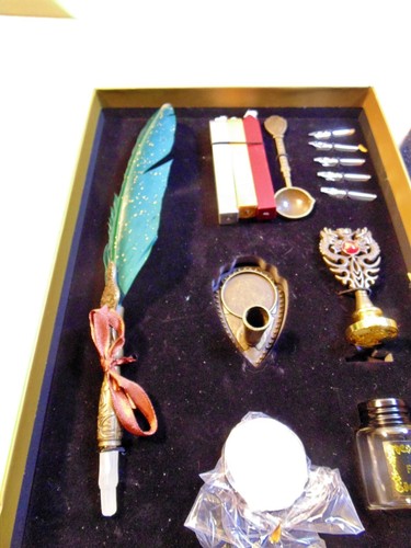Schnitzfedern Stift Set dunkelgrün - Bild 5 von 5