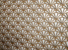 Wooden grille 6mm thick mdf decorative panel for radiator covers , QC5 pattern