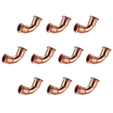 Copper M-Press Elbow Fitting 15mm 22mm 28mm Press Plumbing Bend | WRAS Approved
