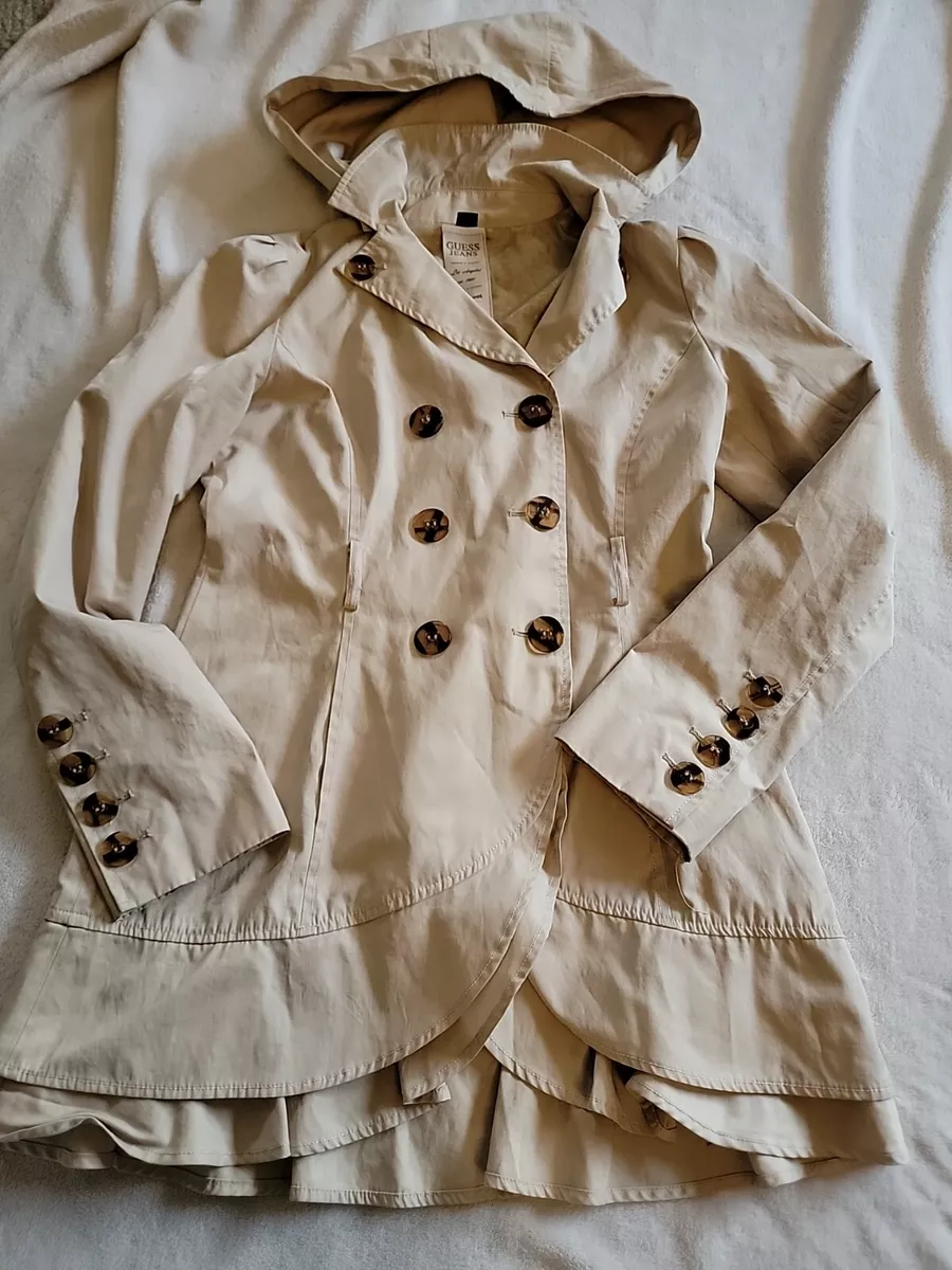 Guess double best sale breasted trench coat
