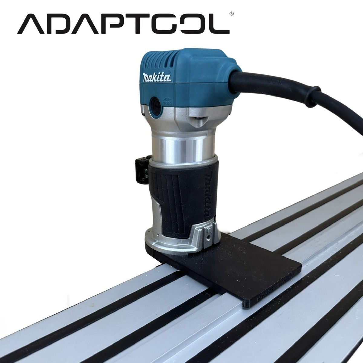 Makita RT0700CX Router Trimmer Adapter To Dewalt Guide Rail Track - Main Image